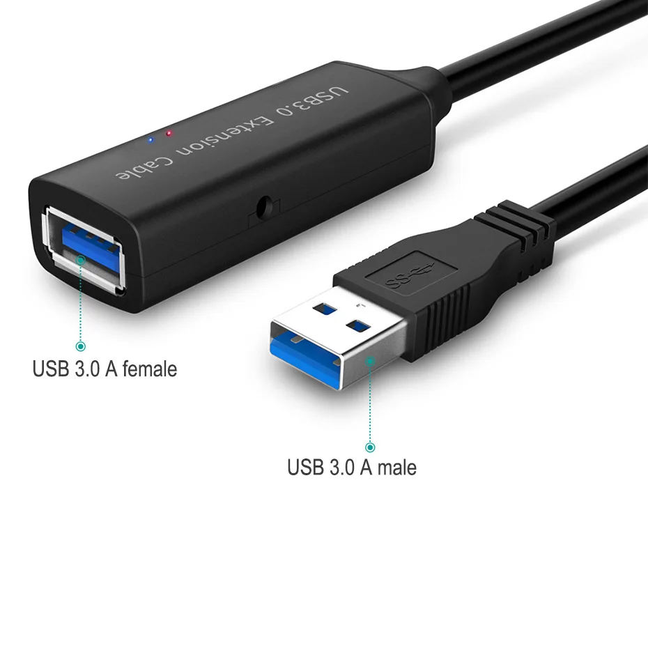 

USB 3.0 extension cable cord 3M 5M 10M 0.3m USB 3.0 A male to A female for PC laptop
