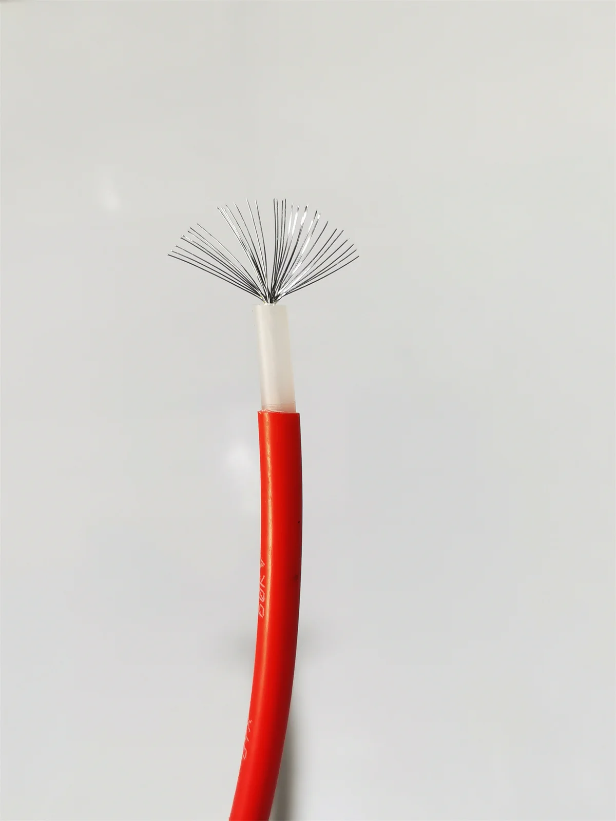 High Voltage Cable Wire 0 - 60kv Red For Air Purifier, Electrostatic Filter, HV Electrode