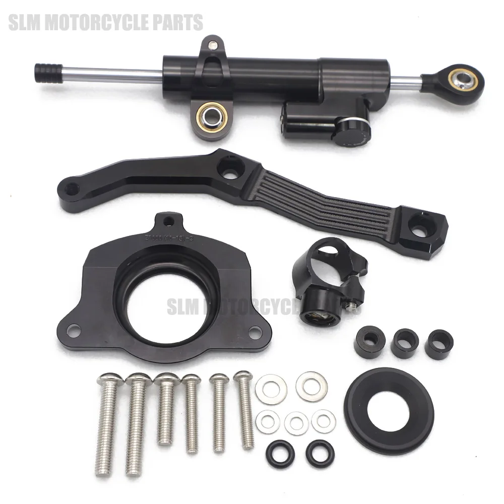 Pour KAWASAKI Z1000 2010-2013 2012 2011 2010 pas pour Z 1000 Kit de support de montage d'amortisseur de stabilisateur de direction en aluminium 2013 2012 2011