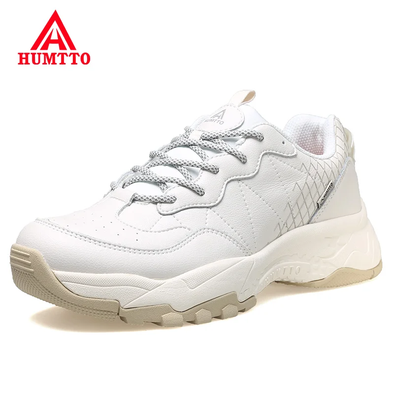 

HUMTTO Breathable Running Shoes Cushioning Sneakers for Women Lace-up Sport Jogging Trainers Woman Luxury Designer Casual Shoes