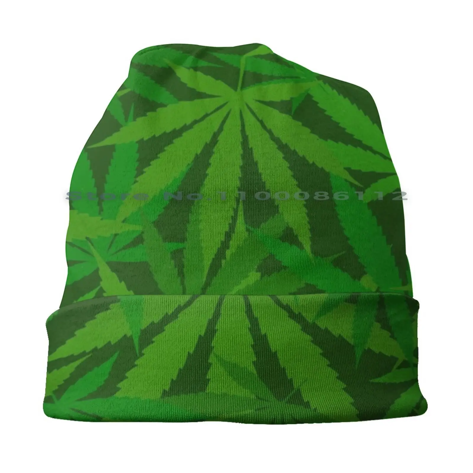 Weed Camo Beanies Knit Hat Camouflage Smoke Weed Everyday Ganja That 70s Show Indica Bob Reggae Jamaica Rasta Jah God Legalized