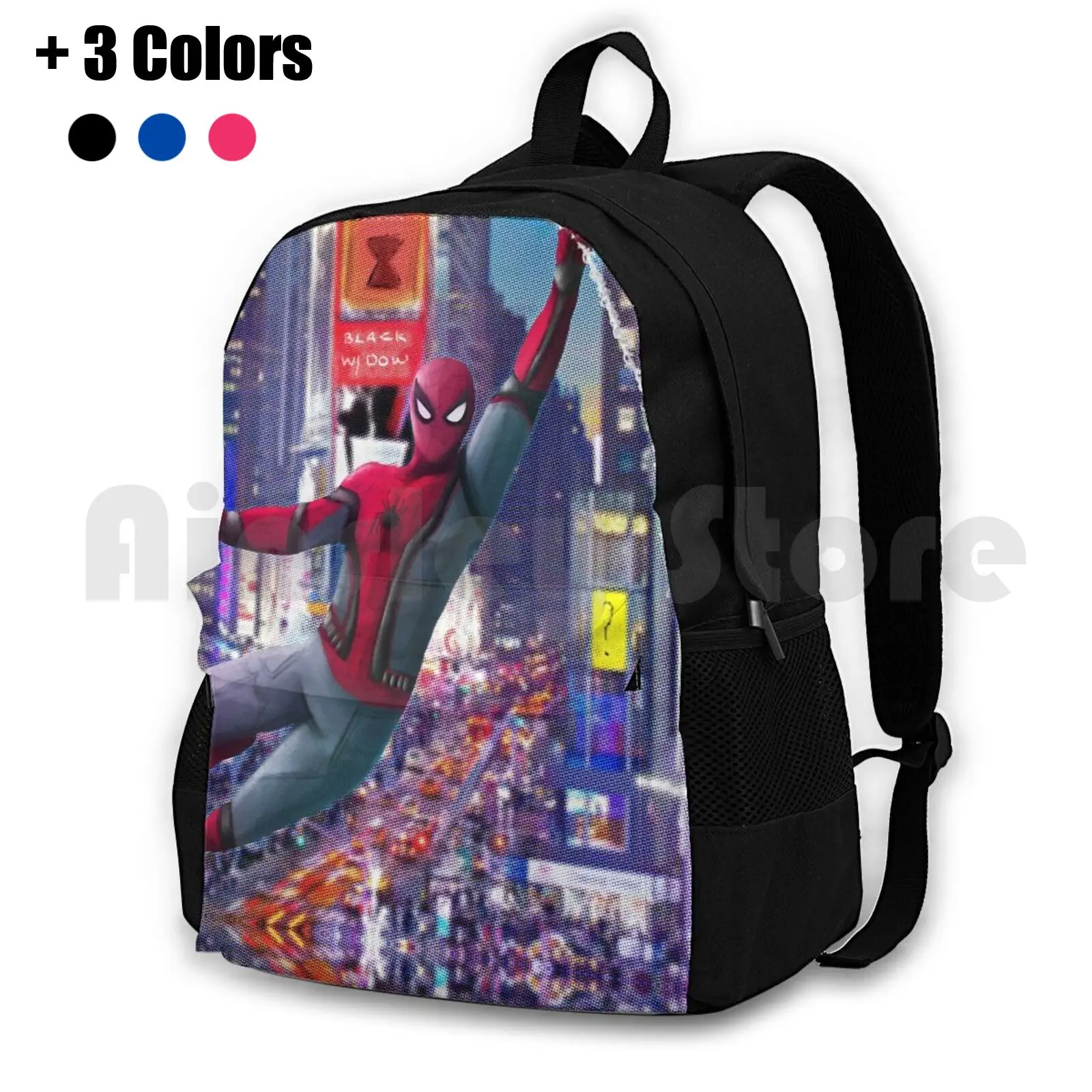 Swing Outdoor Hiking Backpack Waterproof Camping Travel Swing New York Hero Superhero