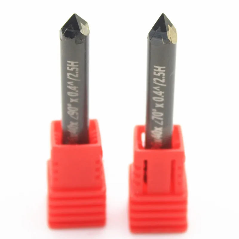 Imagem -06 - Ferramentas de Corte de Gravação de Diamante Ferramenta de Escultura de Fresagem Bit Cnc Fresadora Gravador de Granito Ferramentas de Pedra Alívio de Mármore Bordas Pcd Shank mm