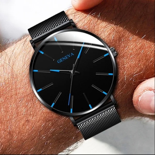 

2019 Leather Men's Watch Ultra-thin Fashion Brand Watches Simple Business Men Quartz Watches Roman Masculine Male Clock Relojes