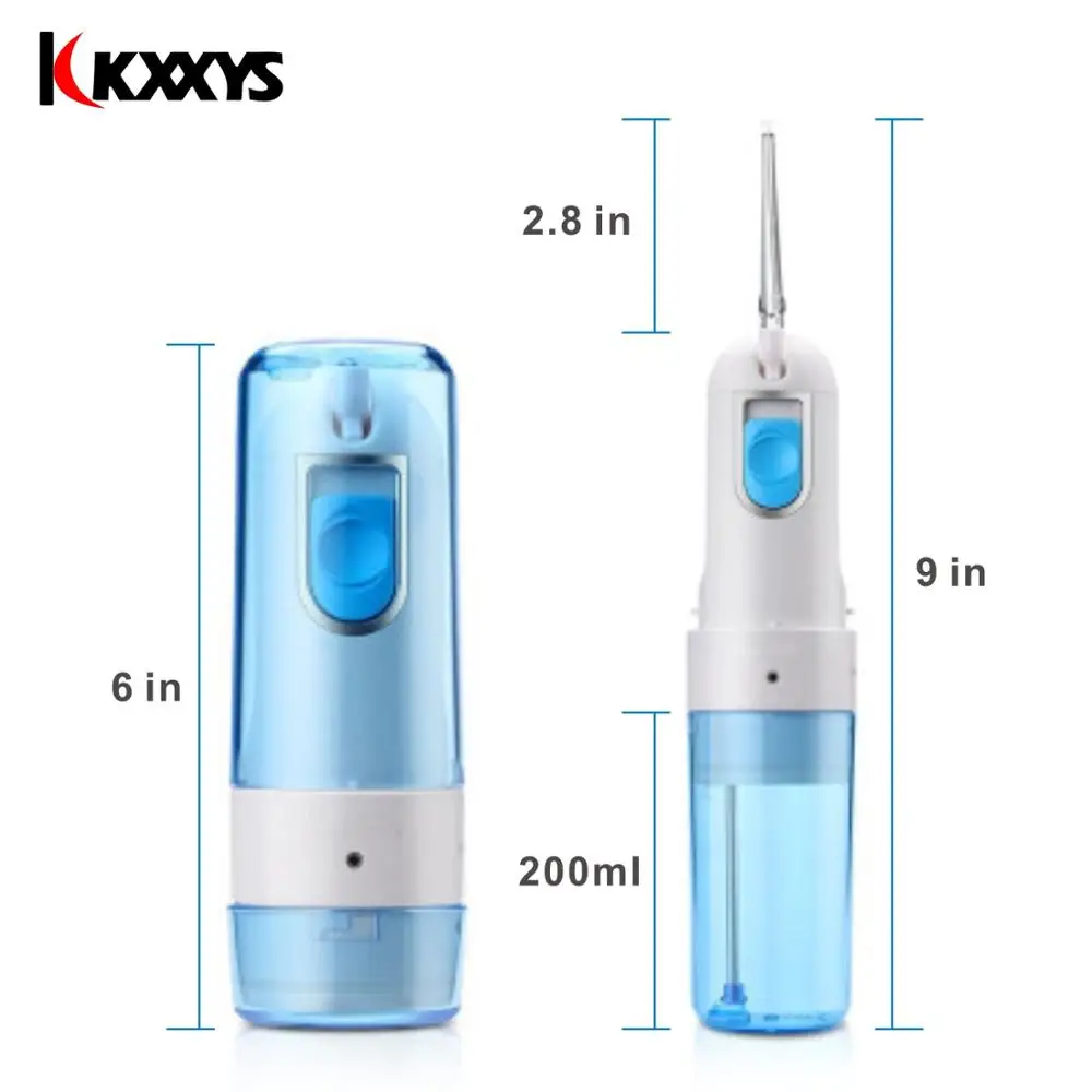 Destone Portatile Irrigatore Orale Pulizia Getto Elettrico Portatile di Acqua Flosser Collutorio 5 Jet Orale Irrigatore Nasale