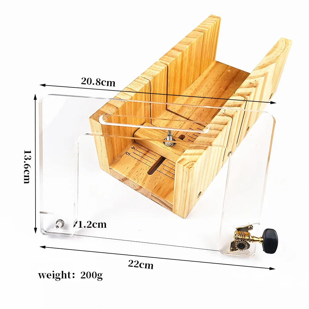 Acrylic Handmade Soap Cutter Wire Soap Cutter Wooden Soap Cutting Tool Homemade Handmade Soap Cutter