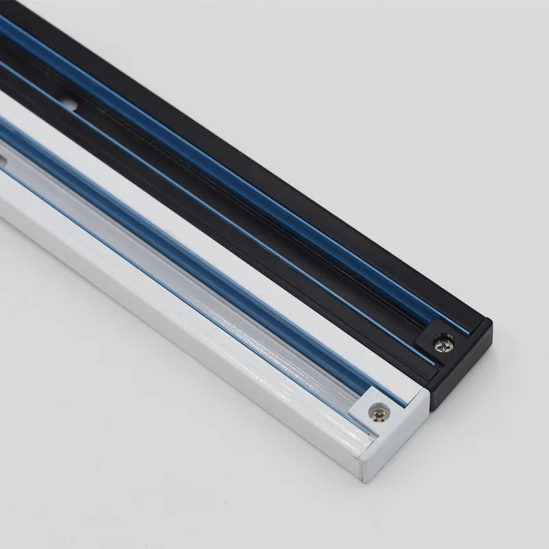  10pcs/lot 1m LED Track Light Rail 3 Wire Track Lighting Fixture Rail For Track Lights Universal Rails Track Lamp Rail