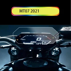 Motocykl Scratch Cluster ekran Dashboard Instrument ochrony Film dla YAMAHA MT-07 MT07 FZ-07 FZ07 MT FZ 07 2021-