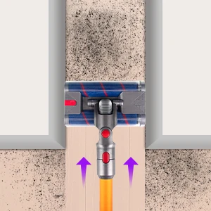 Für Dyson V7 V8 V10 V11 V15 Staubsauger Teile Drehbare Doppel Weiche Roller Bürstenkopf Led Licht Für Hartböden – Detail 6