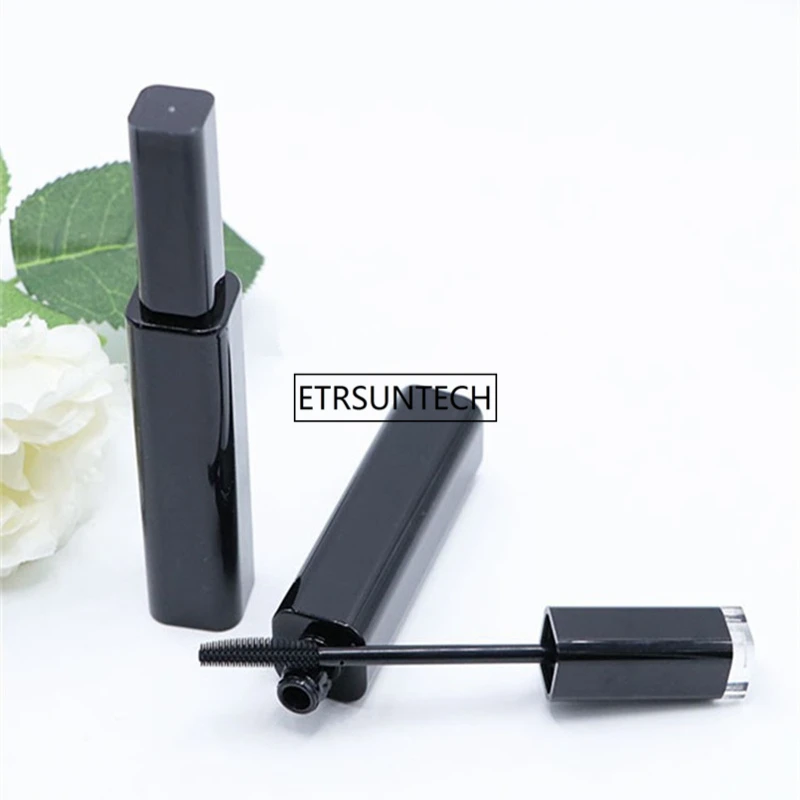 

100pcs Portable Vial Liquid Bottle Container Black Cap Refillable Bottles Empty Mascara Tube Eyelash Bottle F3525