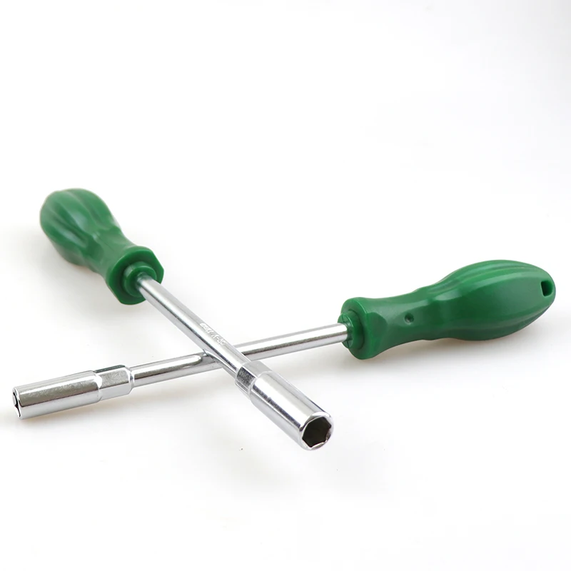 Socket Screwdriver 5/5.5/6/7/8/9/10/11/12/13mm Hex Hand Tool Socket Screwdriver Lengthened 45 Steel Sleeve Screw Tube Depth