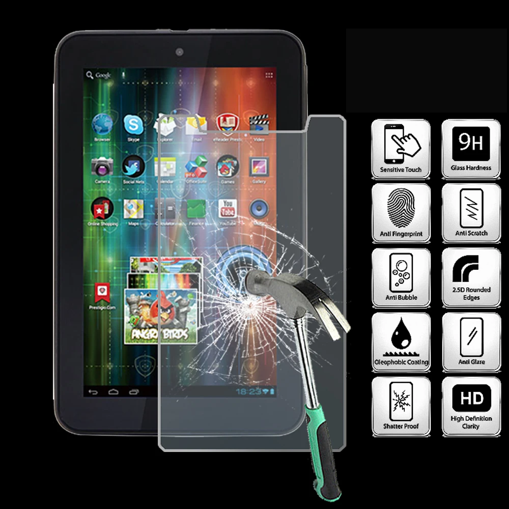 For Prestigio MultiPad 7.0 Prime Duo - 9H Tablet Tempered Glass Screen Protector Cover Explosion-Proof High Quality Screen Film