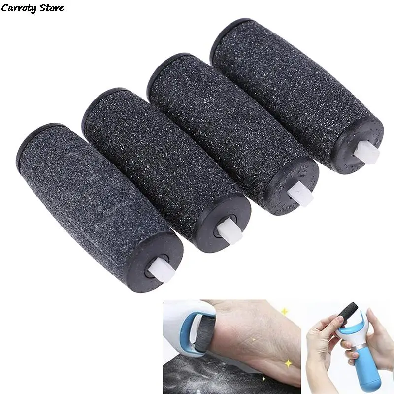 New 4PCS/1PCS Foot care tool Heads Pedi Hard Skin Remover Refills Replacement Rollers For Scholls File Feet care Tool