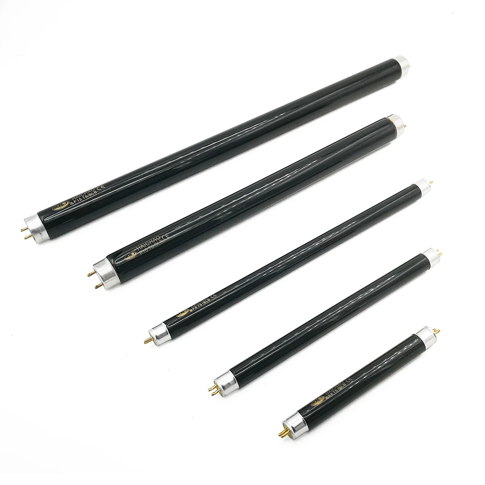 365nm Black Light Ultraviolet Lamp UVA Fluorescence Detection Money Detect Verify Tube Purple Light T8 4w 6w 8w 10w 15w