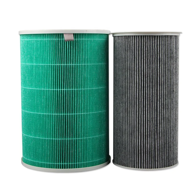 Replacement For Xiaomi Air Purifier Filter Mi 1 / 2 Generation Pro 2S Cylinder Composite Filter Remove Formaldehyde Pm2.5 Green