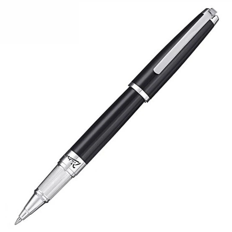 Picasso 918 Noble Pimio Dreamy Polka Black Roller Ball Pen Silver Trim Refillable Professional Office Stationery Writing PenTool