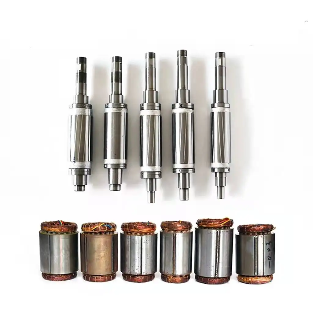 آلة الحفر المغزل المحرك الأصلي 800 واط الجزء الثابت لفائف 1.5KW 2.2KW المهرج المستقبل الدوار المغزل تحمل المحرك الدوار #1