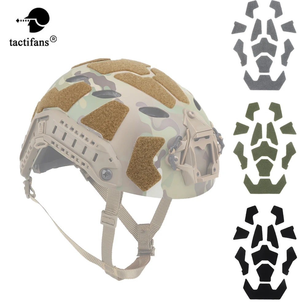 

Tactical Helmet Patches Hook And Loop High Cut Helmet Fastener Sticky Accessories For AF Helmets Shooting Paintball