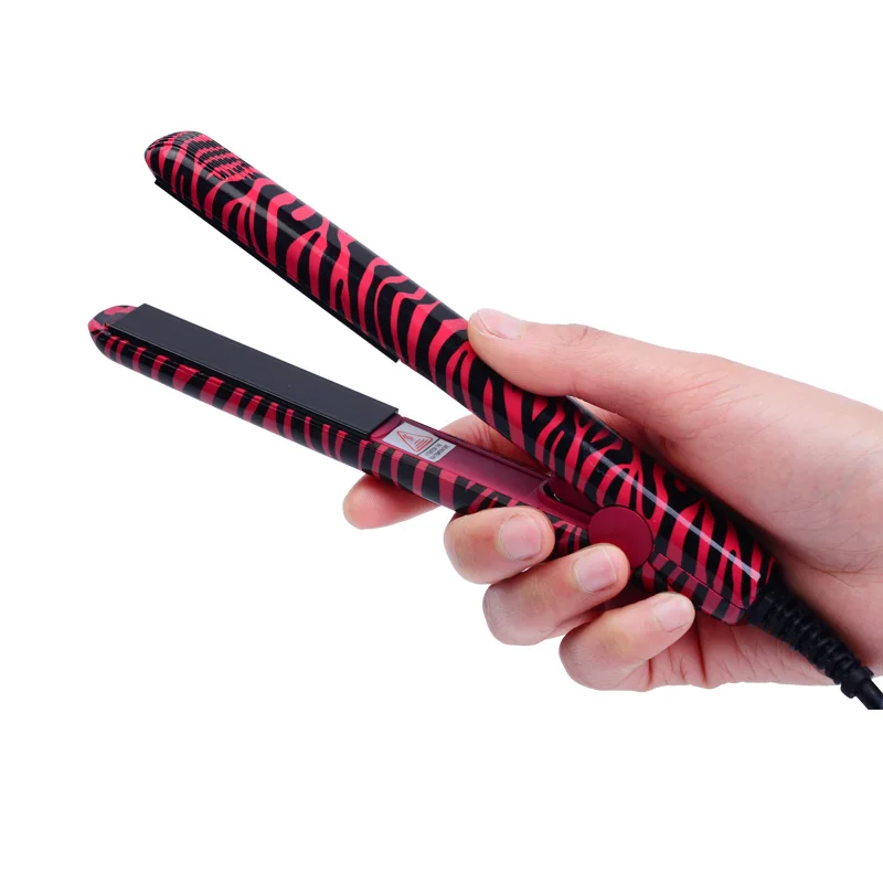Hair Mini Straightening Irons Hairs Flat Iron Curling With EU Plug Adapter Salon Styling Tools Straightener image 4