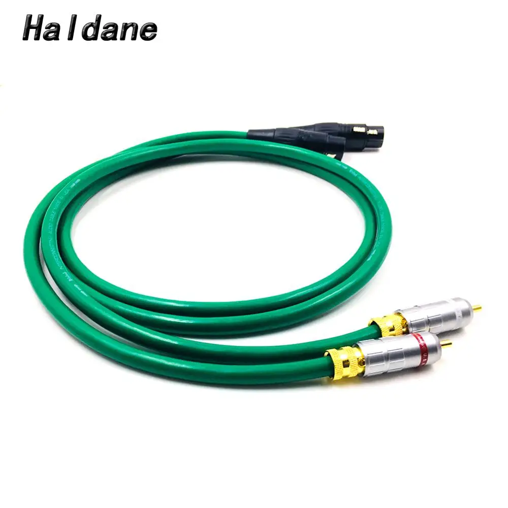 

Haldane Pair Type-1016 RCA to XLR Balacned Audio Cable RCA Male to XLR Female Interconnect Cable with MCINTOSH USA-Cable