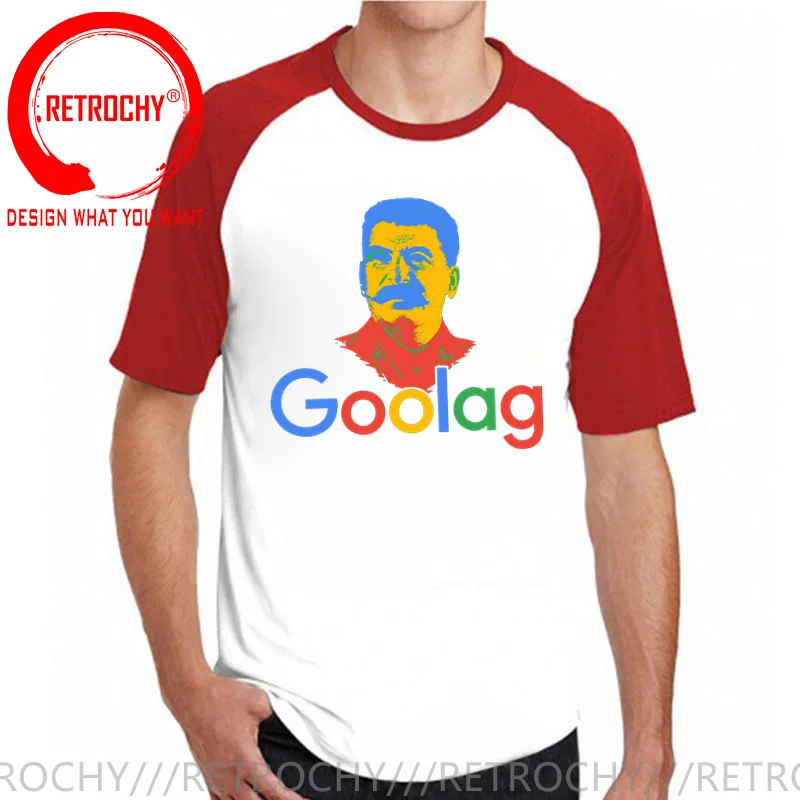 Humor Men's T Shirt Funny Goolag USSR Stalin Artsy Awesome Artwork Printing Tshirt For Male Graphic Tops & Tees O-Neck Camiseta