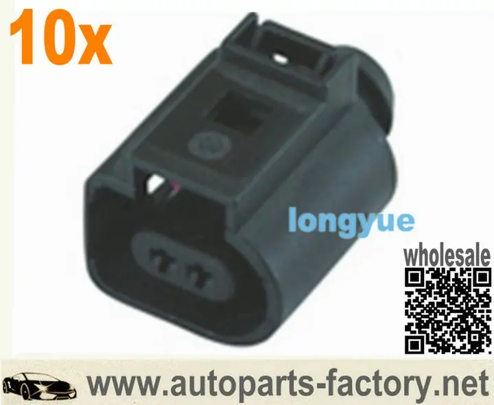 

Longyue 10kit 2 way Brake Pad Sensor Connector for 02-05 VW Jetta Golf GTI Plug Conector 1J0 973 702