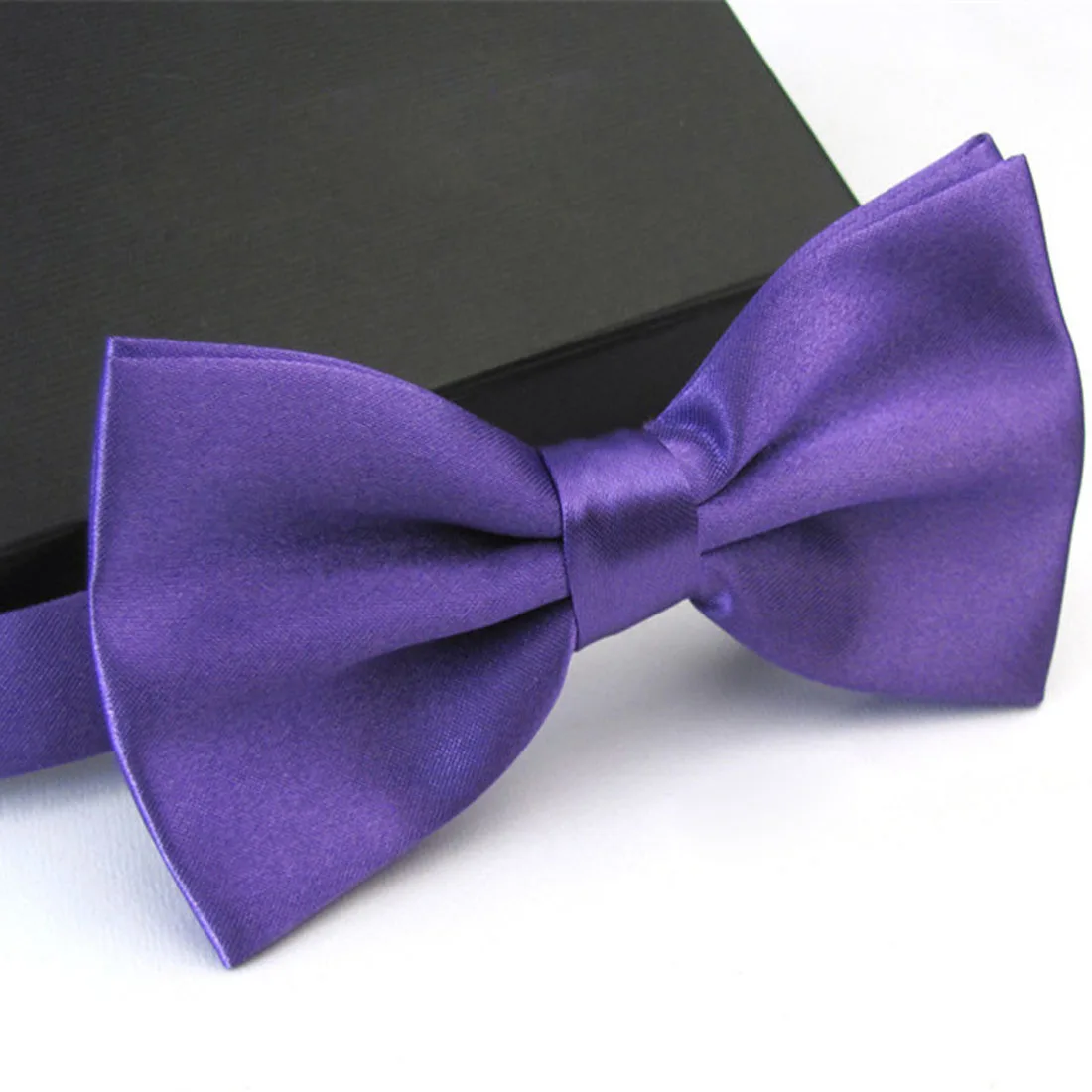 1x gravata borboleta dos homens do laço da forma clássica do laço do cetim laços para a festa de casamento