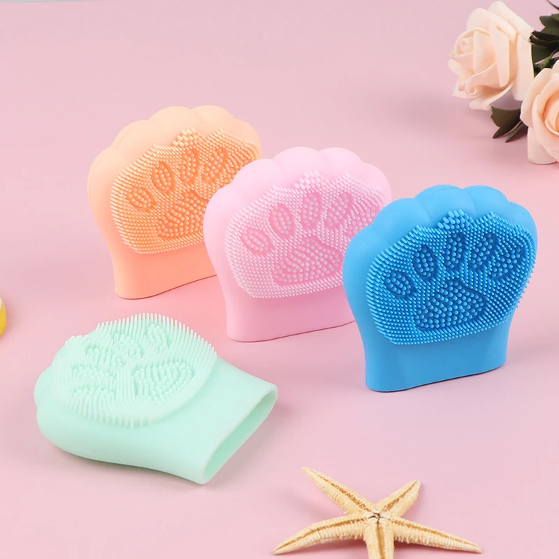 Bath Brushes Massage Wash Pad Silicone Exfoliating Blackhead Facial Clean Brush Shower Bath Facial Cleanser