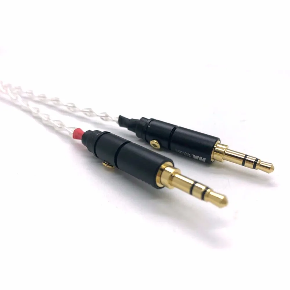 Cable adaptador de Audio balanceado para REPRODUCTOR DE PHA-3 Pono, Cable superior HiFi Chapado en plata de 10cm, 2x3,5mm macho a 4 pines XLR hembra