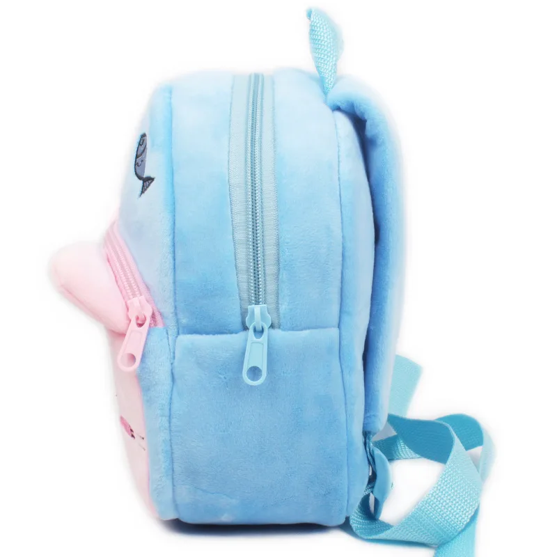 Fashion Children School Bags 3D Cartoon Print Plush Kids Backpack Kindergarten Boys and Girls School Bags Mini Backpack Book Bag