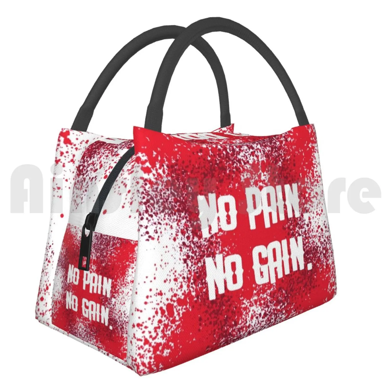 

Cooler Lunch Bag Picnic Bag No Pain No Gain No Pain No Gain Gym Fitness Muscle Bodybuilding Bodybuilder