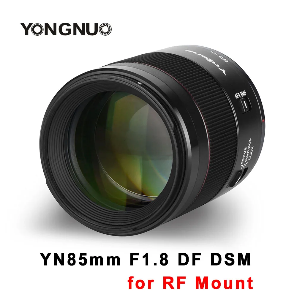 

YONGNUO YN85mm F1.8R DF DSM Full Frame Camera Lens Auto Manual Focus for Canon RF EOS-R Mount 85mm F1.8 Portrait Lens