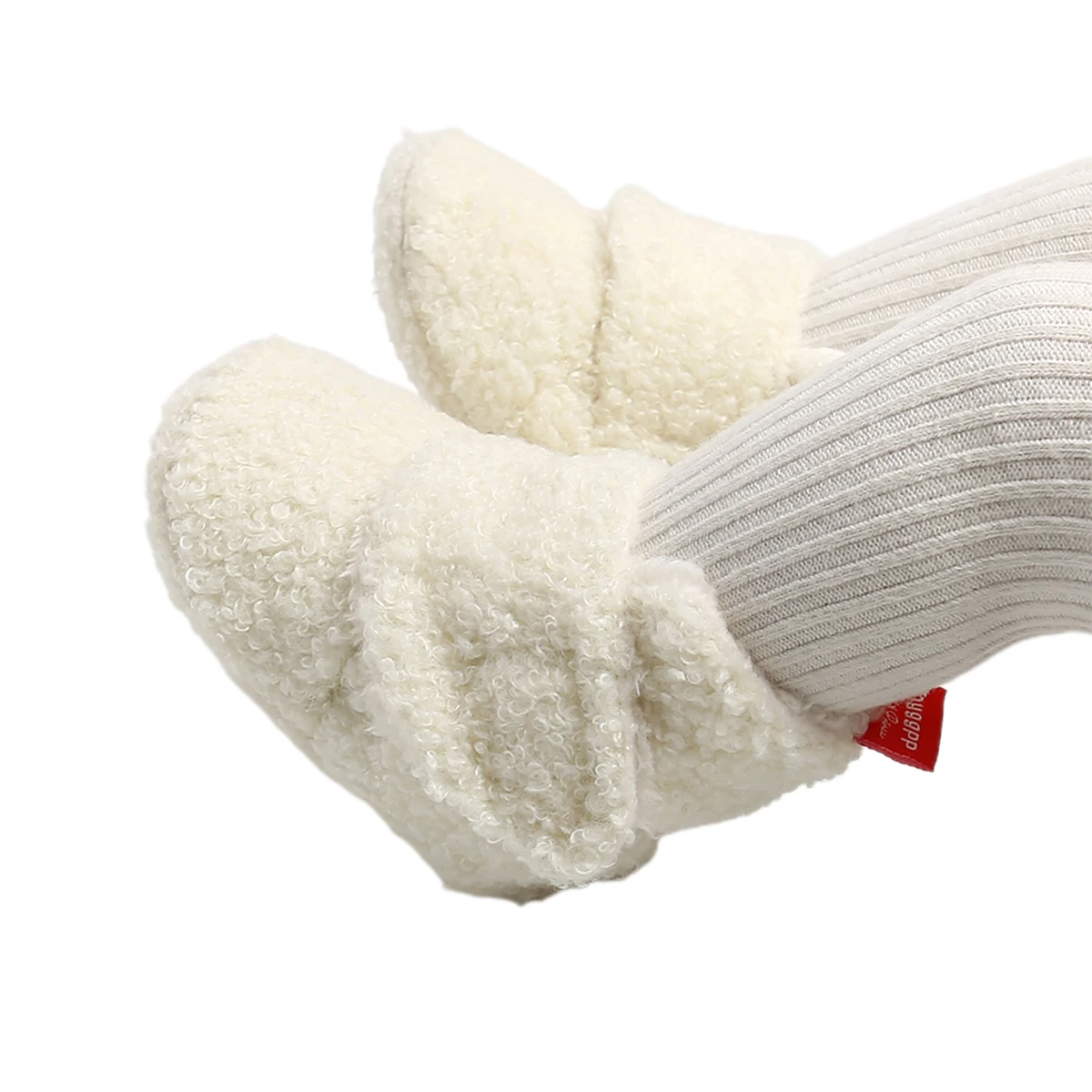 Tập Đi Cho Bé Mùa Đông Ấm Ấm Cúng Trang Boot Unisex Trẻ Sơ Sinh Dép Cũi Giày Không Trượt Đáy Cho Bé Trai Bé Gái 0-18M