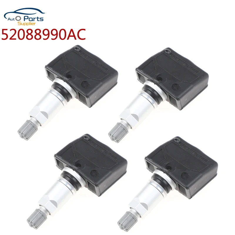 

YAOPEI 4pcs 52088990AC 52088990AD TPMS Tire Pressure Monitor Sensor MHZ For Chrysler Dodge Jeep Camaro Auto Parts