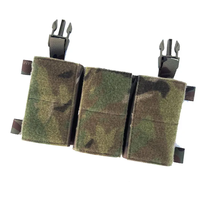Porta cargadores triple 5,56mm para chaleco táctico elástico - imagen 3