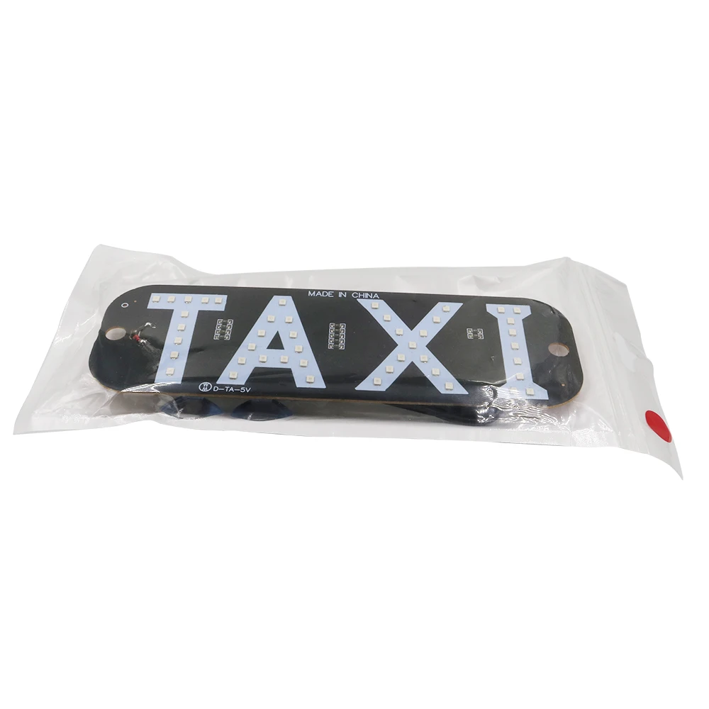 Indicateur de signalisation de Taxi à LED 12V, panneau supérieur de cabine, lampe de pare-brise avec allume-cigare