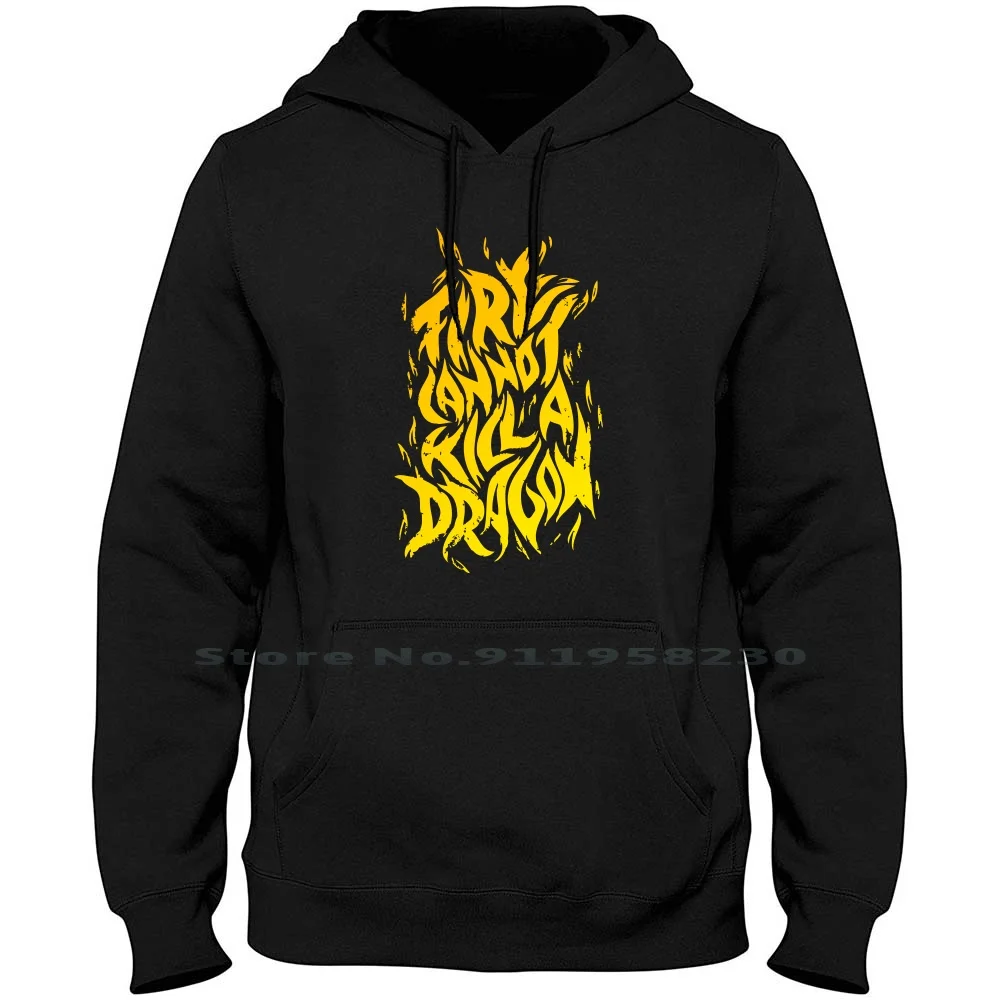 

Fire Cannot Kill A Dragon Men Hoodie Sweater 6XL Big Size Cotton Dragon Video Music Movie Games Tage Anno Fire Age Ill Art Ra