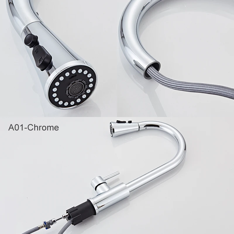 MOLI Sensor Smart Kitchen Faucets PUll Out 304 Stainless Steel Smart Induction Touchless Control Water Sink Faucet Mixer Tap