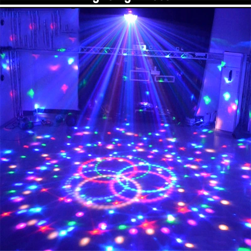 

Stage Lamp Led Disco Light Laser 9 Colors 21 Mode Disco Laser Light Party Lights Sound Control Crystal Magic Ball Led Stage Lamp