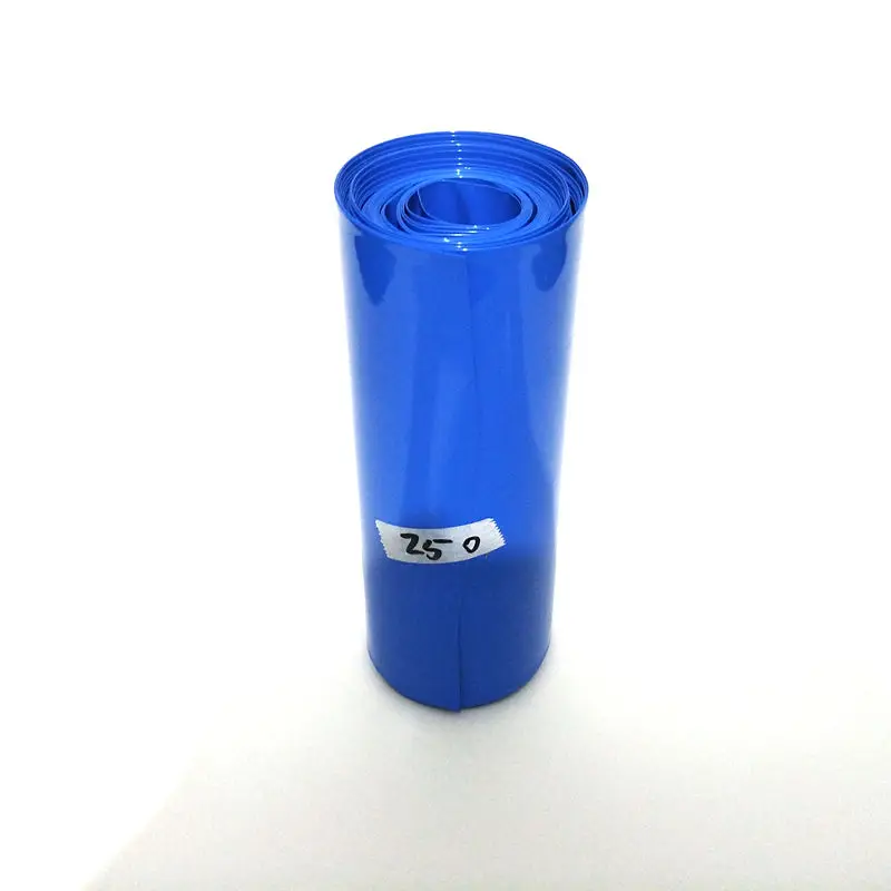1Kg 250Mm Breedte 18650 Lithium Batterij Pvc Krimpkous Voor 26650 32650 LiFePO4 Li-Ion Lto Packs Krimpbare cover Mouwen