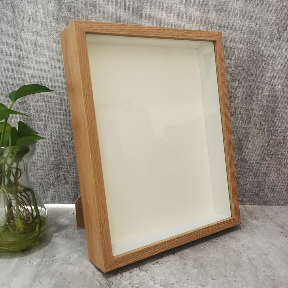 Schaduwdoos Diepte 3 cm Houten fotolijst voor het weergeven van driedimensionale werken Nordic DIY Houten fotolijst Fotodecor