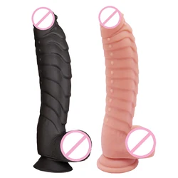 8.7 Inch Huge Realistic Soft Silicone Dildo with Suction Cup for Women Masturbation Big Penis Large Phallus Special Dick Sex Toy