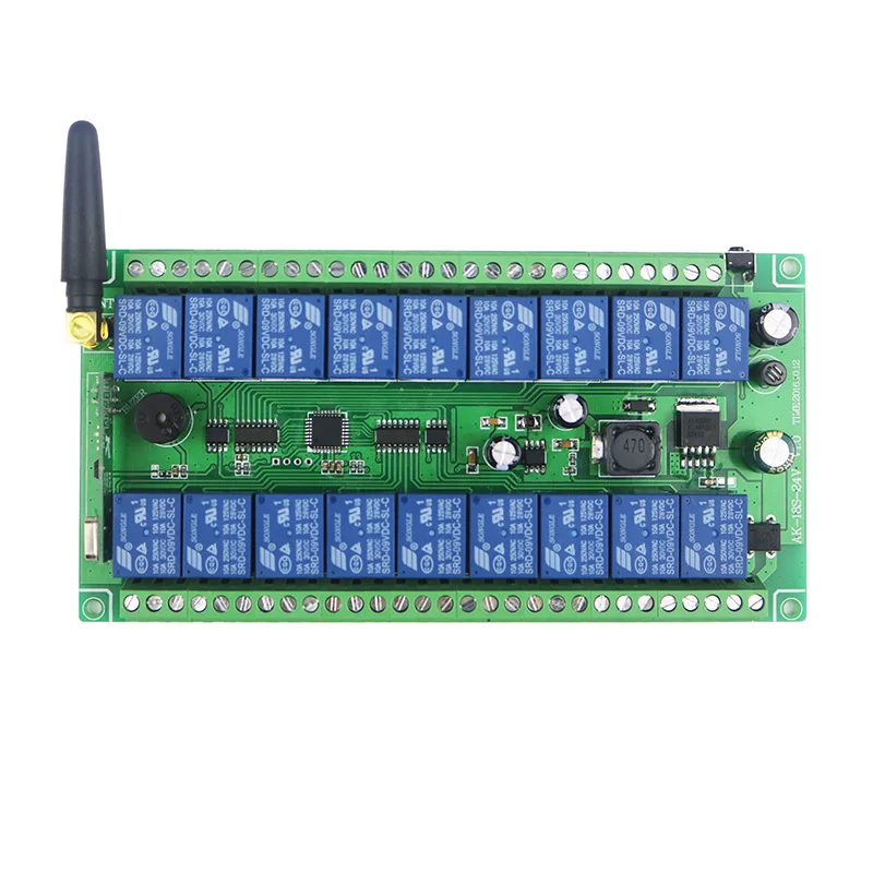 1000M uniwersalny 315/433mhz DC 12V 24V 18CH RF Radio bezprzewodowe System zdalnego sterowania odbiornik nadajnik oświetlenie zasilanie