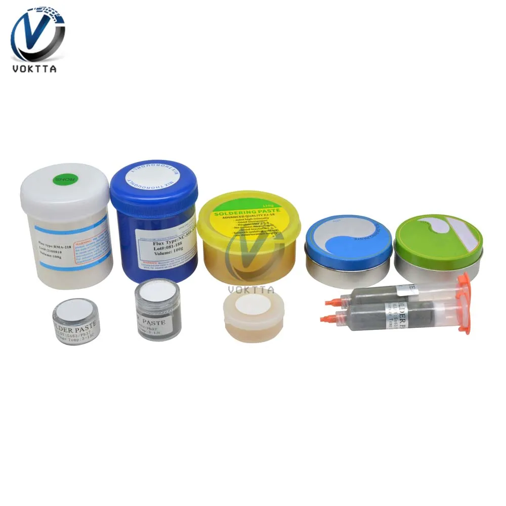 Solder Paste Sn63/Pb37 RAM-218 NC-559-ASM ZJ-18 Solder Paste Flux for Mobile Phone PCB Mechanic Repair Solder Iron Station