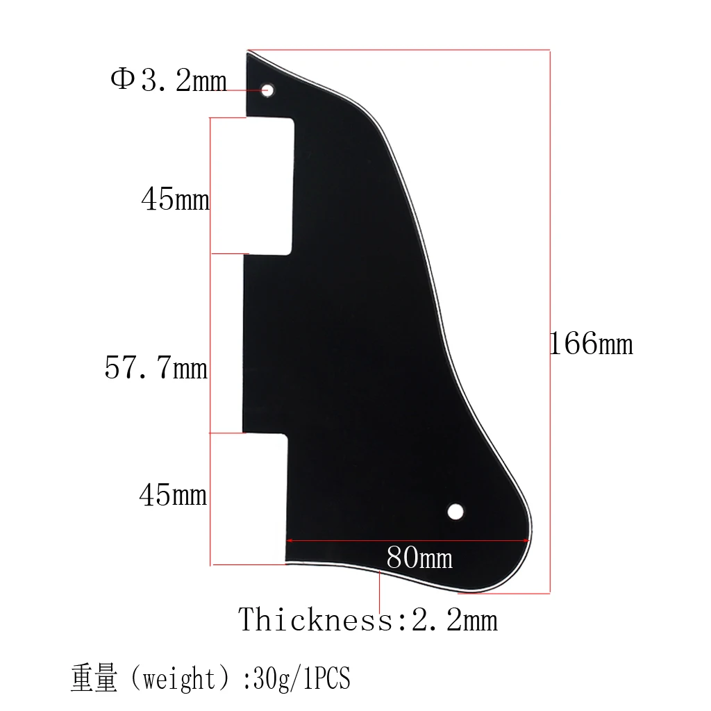 3 Ply Pickguard Protective Anti-Scratch Plate Cover for   ES-335 Electric Guitar Accessory