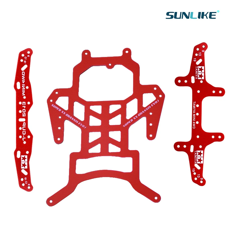 Self-Made 4WD Chassis Strengthening Leading And Phoenix Tail Kit For SX And SXX Chassis Glass Fiber