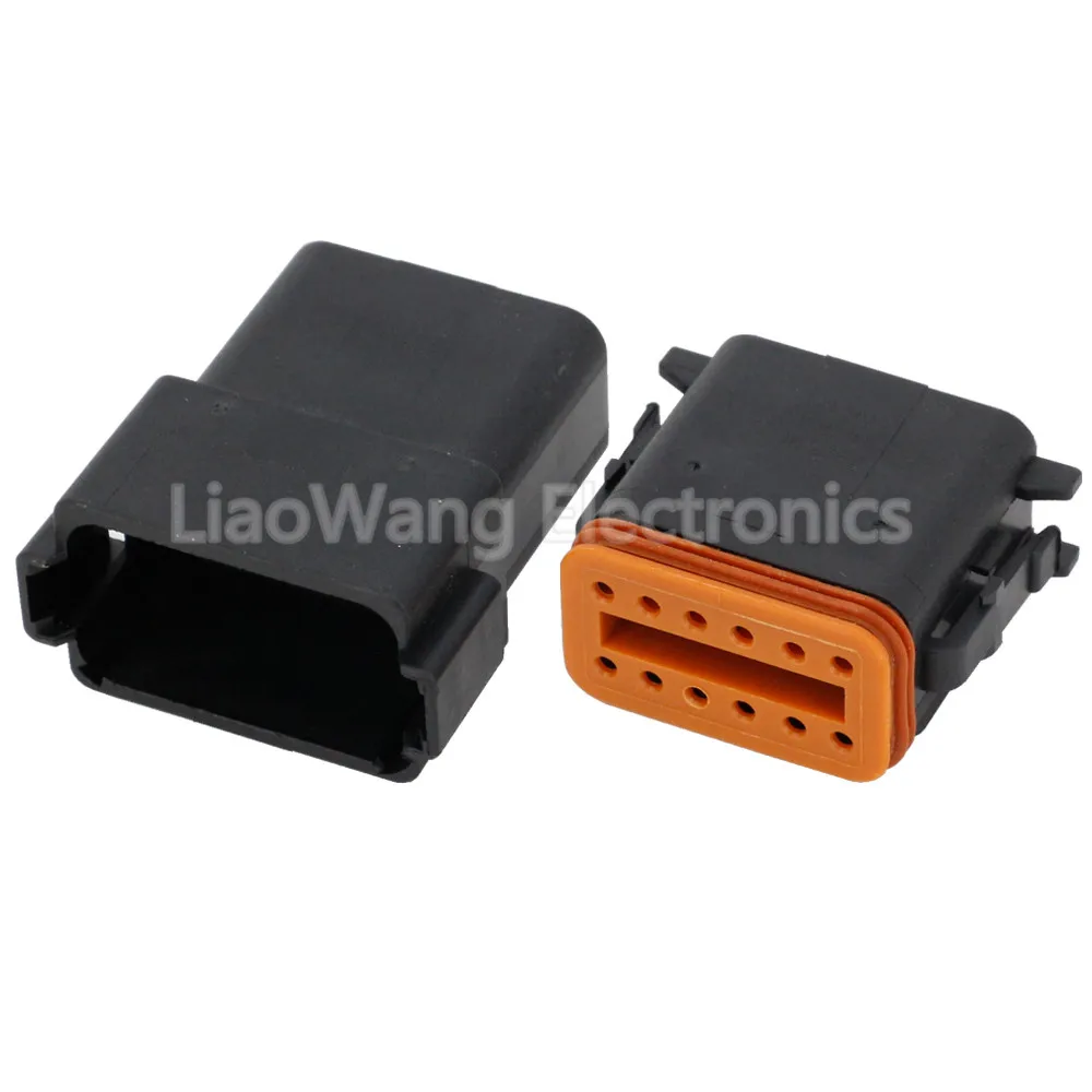 1 Set Schwarzer Deutsch DT Steckverbinder DT06-2S/DT04-2P 3P 4P 6P 8P Wasserdichter Elektrischer Stecker für Automotoren mit Pins 22-16AWG – Detail 25
