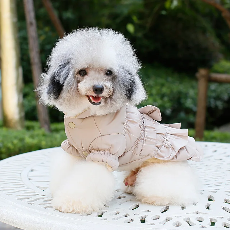 Autumn Winter Clothes For Dogs Thicken Warm Puppy Pet Cat Coats Waterproof Dog Jacket Chihuahua Pug French Bulldog Vest Clothing