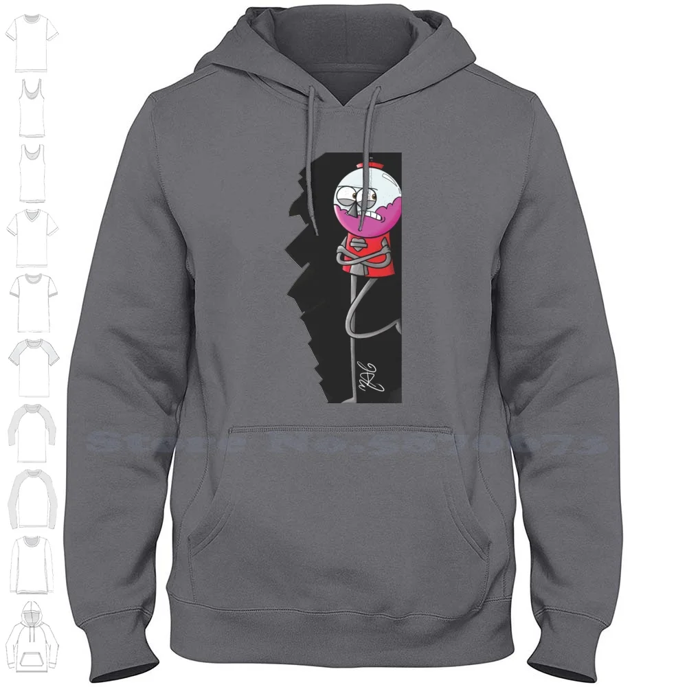 The Boss! Long Sleeve Hoodie Sweatshirt Cartoon Ing Benson Gumball Machine Mordecai Rigby