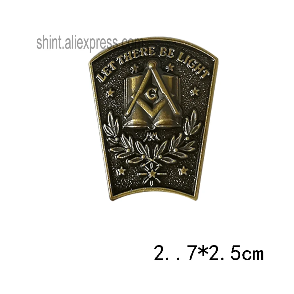 Spille da bavero massoniiche Distintivo Mason Freemason Knights Antico teschio unico Commemorativo Massoneria accessori squisiti Retro